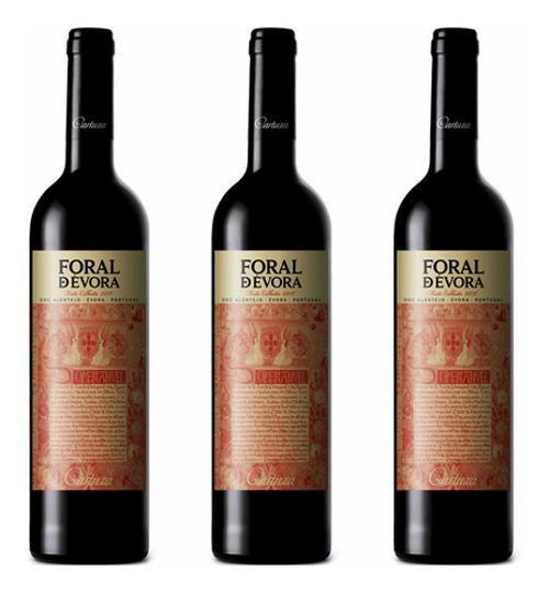 Imagem de Vinho Foral De Évora Tinto 750 Ml Kit Com 03 Unidades