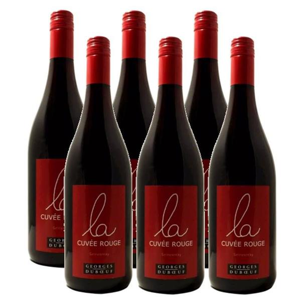 Vinho Francês Georges Duboeuf La Cuvee Rouge 750ml 06 Unid. Imagem de Vinho Francês Georges Duboeuf La Cuvee Rouge 750ml 06 Unid.