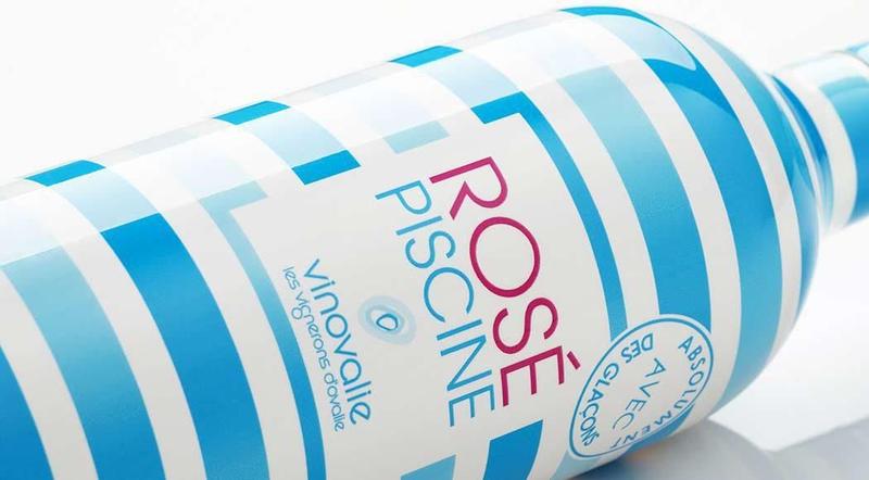 Imagem de Vinho Francês Piscine Rosé Stripes 750ml - Vinovalie