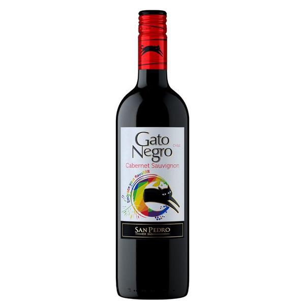 Vinho gato negro cabernet sauvignon tinto 750ml - SAN PEDRO Imagem de Vinho gato negro cabernet sauvignon tinto 750ml