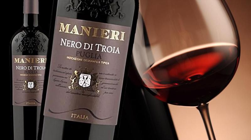 Imagem de Vinho Italiano Manieri Nero Di Troia Puglia Igt 750Ml