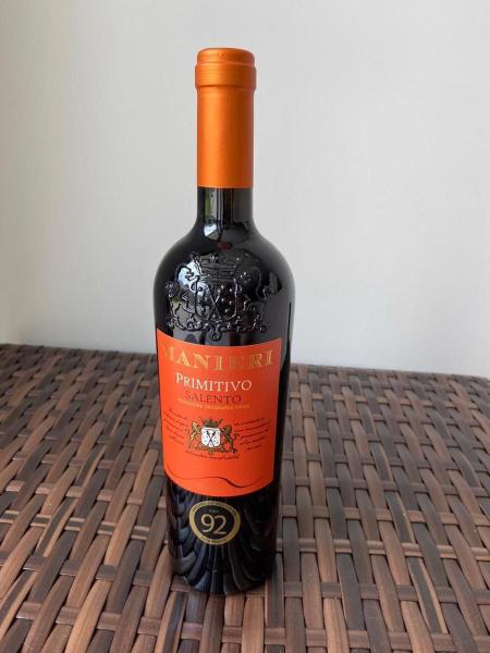 Imagem de Vinho Italiano Manieri Primitivo Di Puglia Salento Igt 750Ml