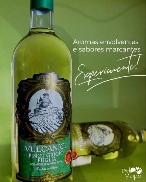 Imagem de Vinho Italiano Vulcanici Pinot Grigio Puglia IGT - 750ml