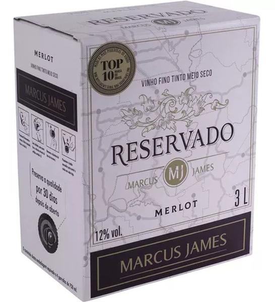 Imagem de Vinho Marcus James Merlot Bag in Box 3L