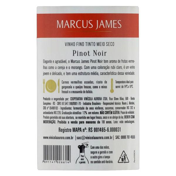 Imagem de Vinho Marcus James Pinot Noir 750ml