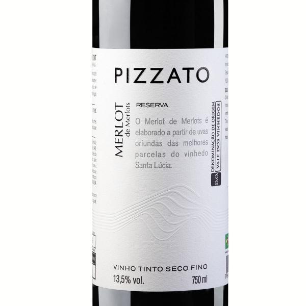 Vinho Merlot de Merlots Pizzato 750ml D.O.V.V Imagem de Vinho Merlot de Merlots Pizzato 750ml D.O.V.V