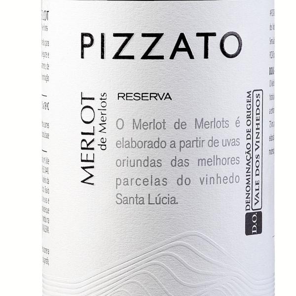 Vinho Merlot de Merlots Pizzato 750ml D.O.V.V Imagem de Vinho Merlot de Merlots Pizzato 750ml D.O.V.V