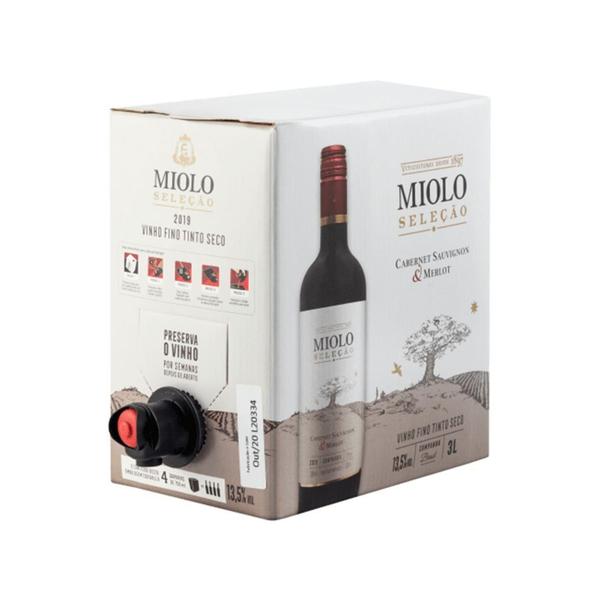 Vinho miolo selecao tinto cabernet/merlot bag in box 3lts Imagem de Vinho miolo selecao tinto cabernet/merlot bag in box 3lts