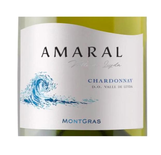 Imagem de Vinho Montgras Amaral Chardonnay 2017 Branco Chile 750Ml