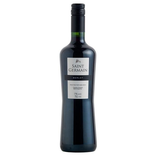 Imagem de Vinho Nacional Saint Germain Merlot Tinto Demi Meio Seco 750ml