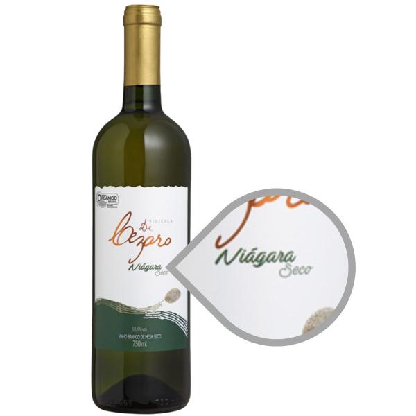 Imagem de Vinho Orgânico Branco Niágara De Cezaro 750ml Kit 6 Serra Gaúcha