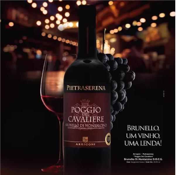 Vinho Pietraserena Poggio Del Cavaliere Brunello Di Montalci Imagem de Vinho Pietraserena Poggio Del Cavaliere Brunello Di Montalci