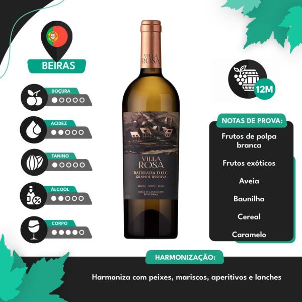 Imagem de Vinho Português Villa Rosa Grande Reserva Branco 750Ml