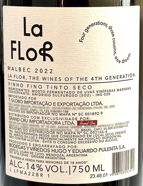 Imagem de Vinho Pulenta La Flor Malbec  Kit com 12 Garrafas  Oferta