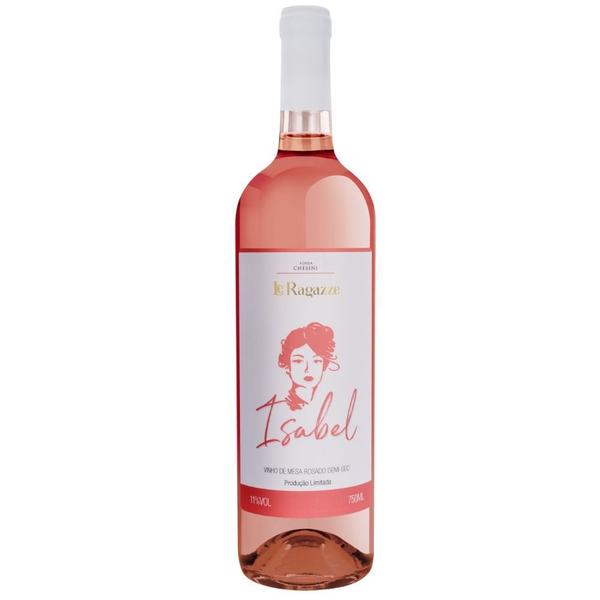 Imagem de Vinho Rosé Demi-Sec  Nacional Le Ragazze Uva Isabel