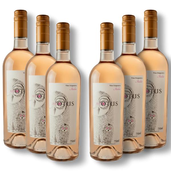 Imagem de Vinho Rose Italiano Asio Otus Enigmatico 750ml 6 Und