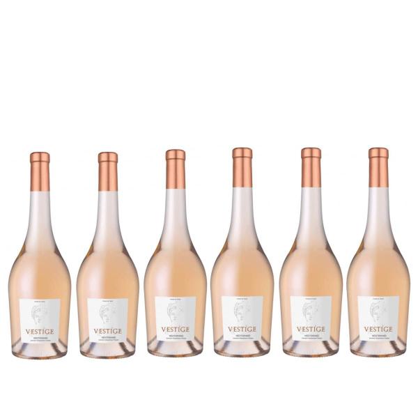 Imagem de Vinho Rose Seco França Mediterranee Vestige 750ml Caixa 6un