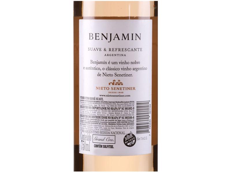 Vinho Rosé Suave Nieto Senetiner Argentina - 750ml Imagem de Vinho Rosé Suave Nieto Senetiner Argentina