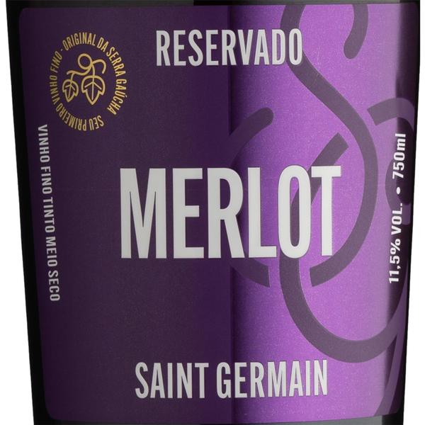 Imagem de Vinho Saint Germain Nacional Merlot Tinto Meio Seco 750ml