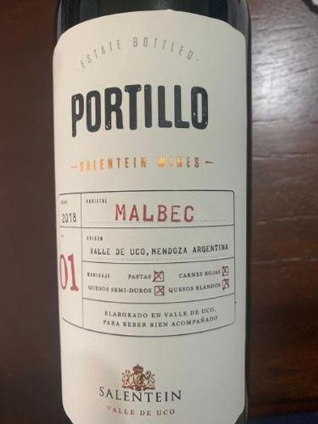 Imagem de Vinho salentein portillo malbec - 750ml