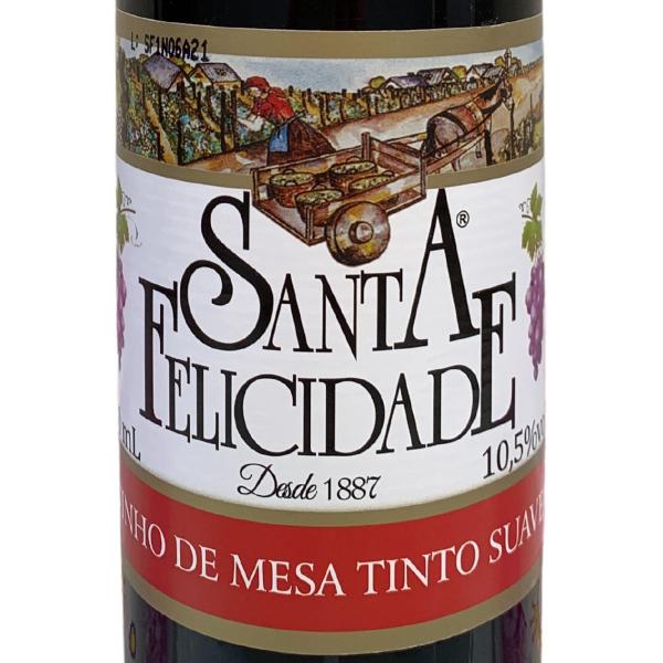 Imagem de Vinho Santa Felicidade Tinto Suave 750ML