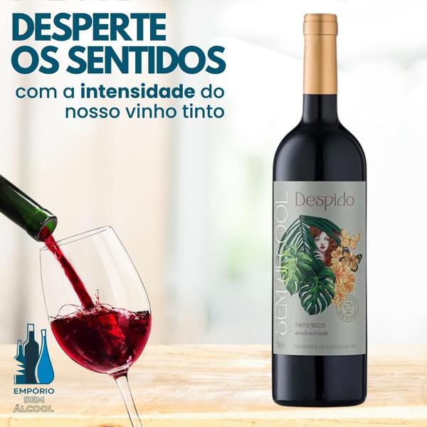 Imagem de Vinho Sem Álcool Despido Tinto Seco - 750mL - Nacional