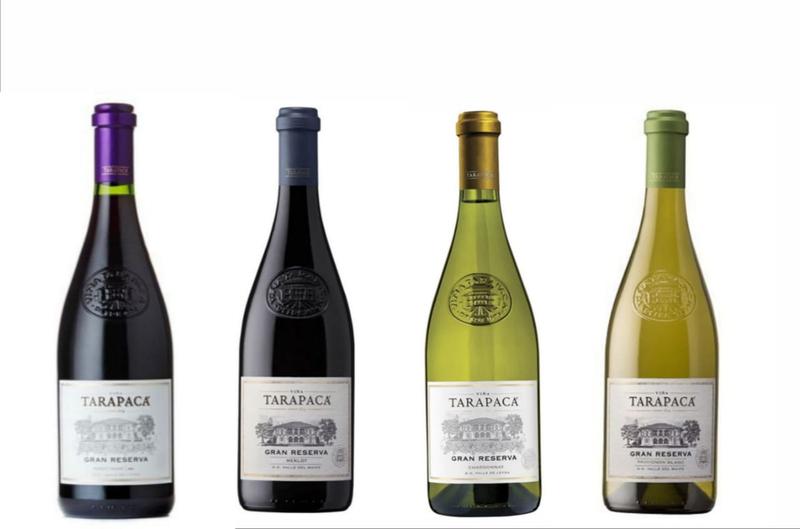 Imagem de Vinho Tarapacá Gran Reserva Sauvignon Blanc, Chardonnay, Merlot e Pinot Noir 750 ml C/ 4 Unidades