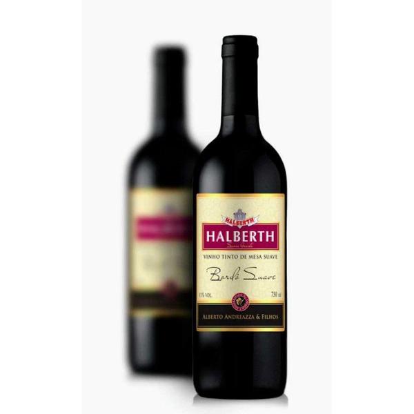 Imagem de Vinho Tinto Bordô Suave Halberth 750 ML