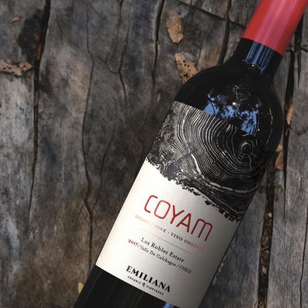 Imagem de Vinho Tinto Chileno Emiliana Coyam Carménère, Syrah 750ml