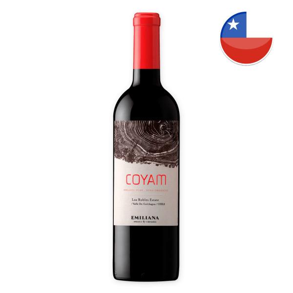 Imagem de Vinho Tinto Chileno Emiliana Coyam Carménère, Syrah 750ml