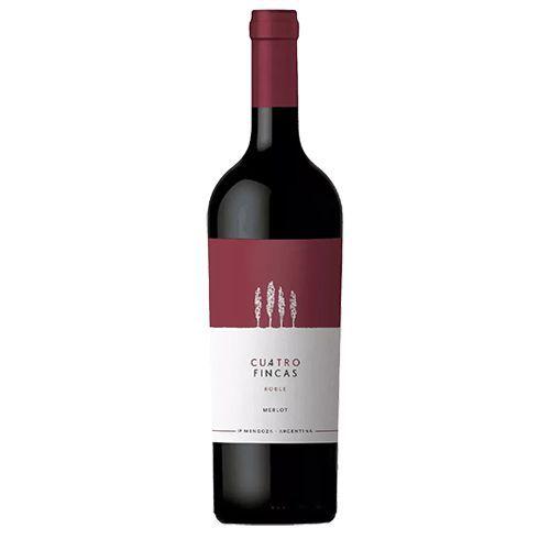 Imagem de Vinho Tinto Cuatro Fincas Roble Merlot 2017