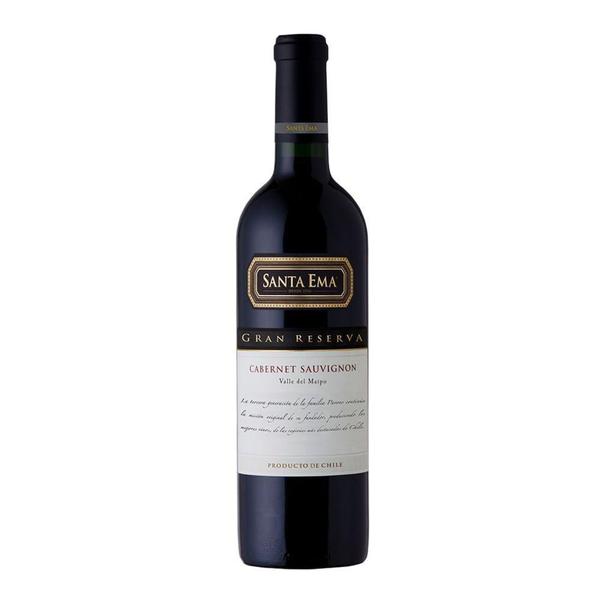 Imagem de Vinho Tinto Gran Reserva Cabernet Sauvignon Santa Ema 750ml