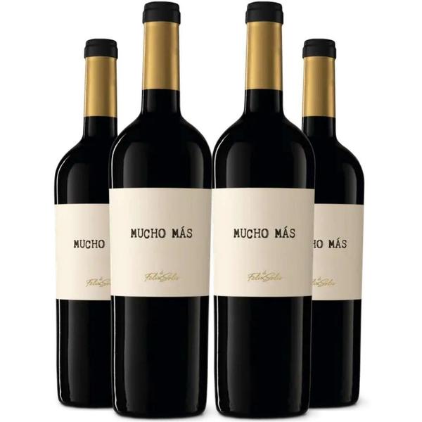 Imagem de Vinho Tinto Mucho Más 750ml Kit 4 Garrafas