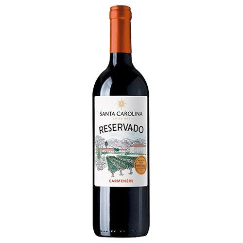 Vinho Tinto Santa Carolina Reservado Carmenère 2022 - Viña Santa Carolina Imagem de Vinho Tinto Santa Carolina Reservado Carmenère 2022