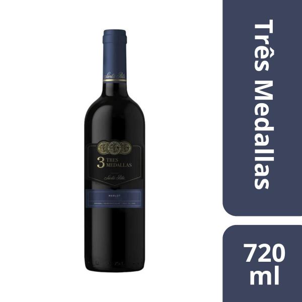 Imagem de Vinho Tinto Santa Rita Três Medallas Merlot 750ml