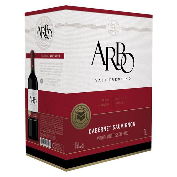 Imagem de Vinho Tinto Seco Arbo Cabernet Sauvignon Casa Perini Bag In Box 3L