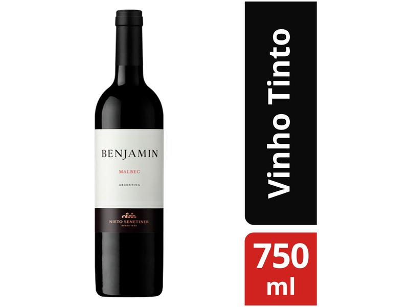 Vinho Tinto Seco Benjamin Nieto Senetiner Argentina 2022 - 750ml Imagem de Vinho Tinto Seco Benjamin Nieto Senetiner Argentina 2022