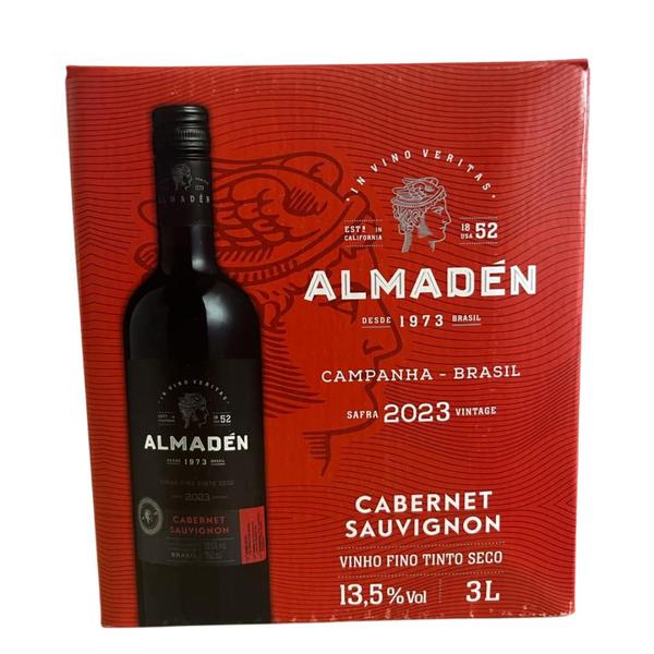 Imagem de Vinho Tinto Seco Cabernet Sauvignon Miolo Almadén Box 3 Litros