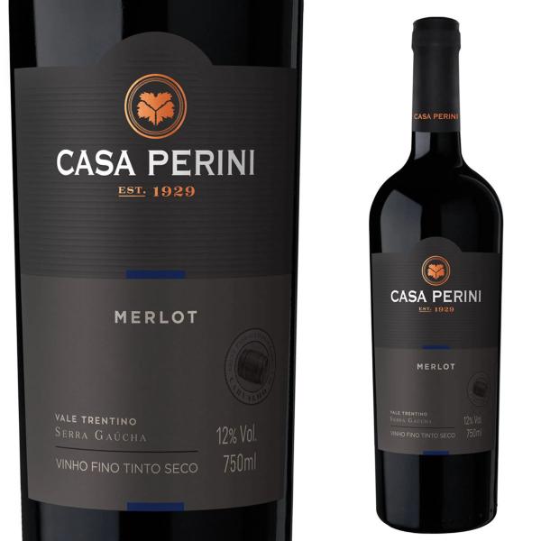 Vinho Tinto Seco Casa Perini Merlot 750ml Imagem de Vinho Tinto Seco Casa Perini Merlot 750ml