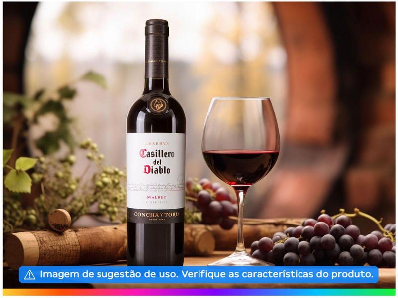 Imagem de Vinho Tinto Seco Concha y Toro Casillero del  - Diablo Chile 2021 750ml