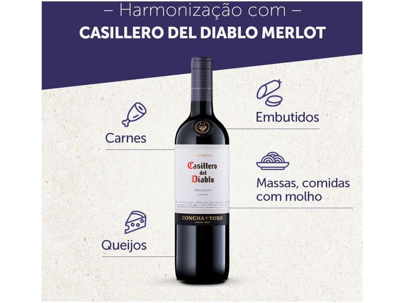 Imagem de Vinho Tinto Seco Concha y Toro Reserva Casillero - del Diablo Chile 2021 750ml