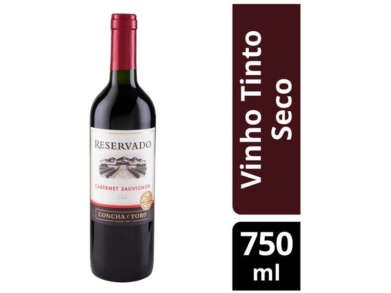 Imagem de Vinho Tinto Seco Concha y Toro Reservado Cabernet Sauvignon Chile 750ml