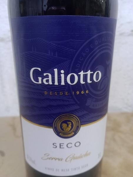 Imagem de Vinho Tinto Seco Galiotto Serra Gaúcha 1 Litro