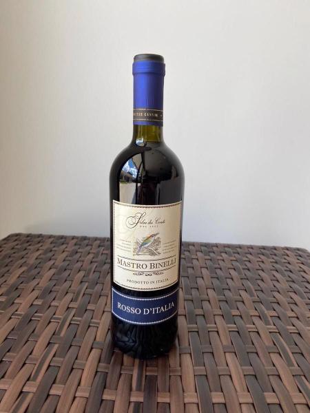 Vinho Tinto Seco Italiano Mastro Binelli Rosso D'Italia 750M Imagem de Vinho Tinto Seco Italiano Mastro Binelli Rosso D'Italia 750M