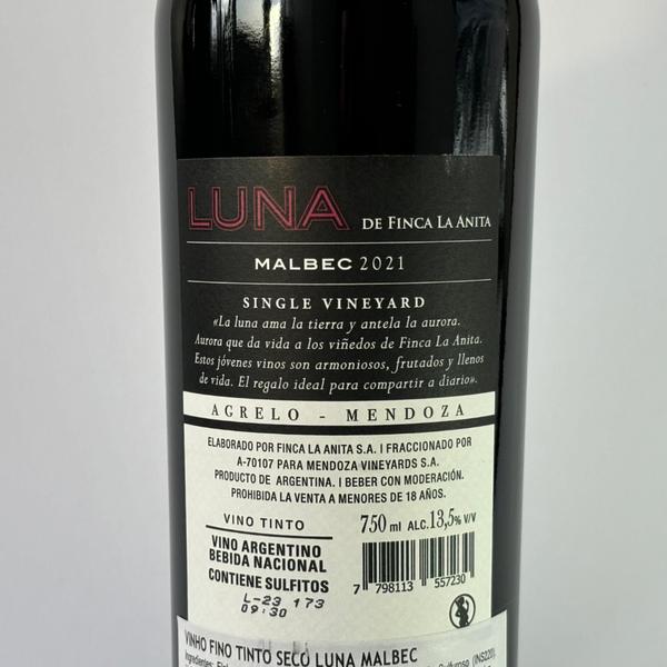 Imagem de Vinho Tinto Seco Luna Malbec Argentina 750ml