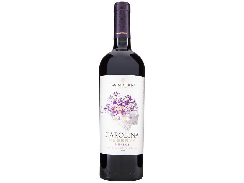Vinho Tinto Seco Santa Carolina Reserva Merlot Chile 750ml Imagem de Vinho Tinto Seco Santa Carolina Reserva Merlot Chile 750ml