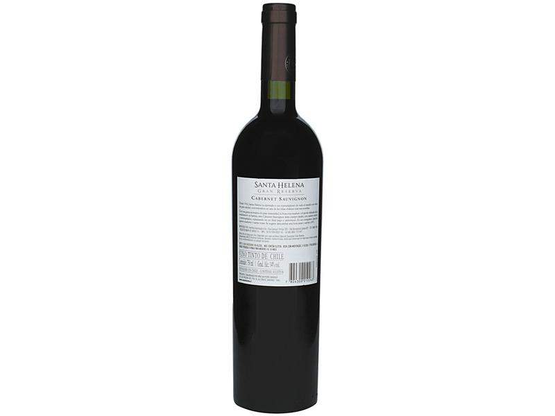 Imagem de Vinho Tinto Seco Santa Helena Gran Reserva Cabernet Sauvignon 2018 750ml