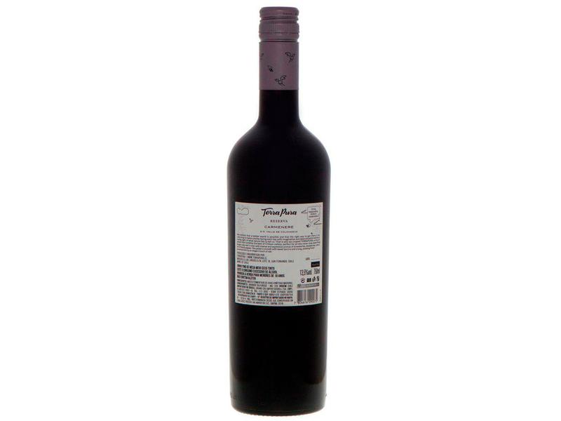 Vinho Tinto Seco Terrapura Reserva Carmenere 750ml Imagem de Vinho Tinto Seco Terrapura Reserva Carmenere 750ml