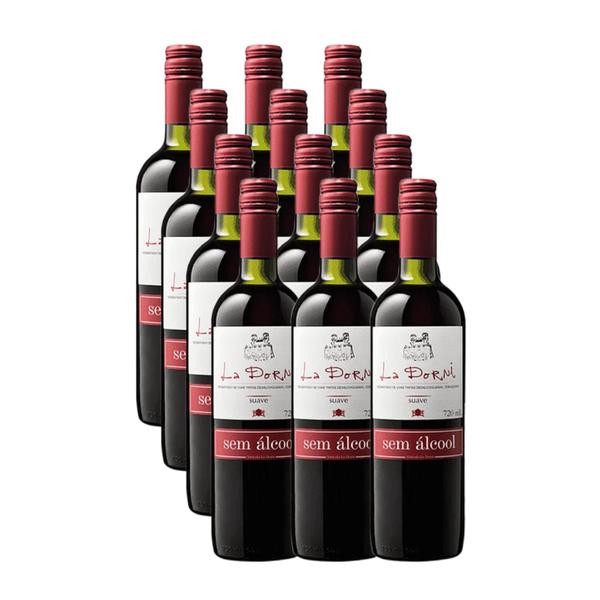 Imagem de Vinho Tinto Sem Alcool La Dorni Tinto Suave 750ml Kit 12 Und