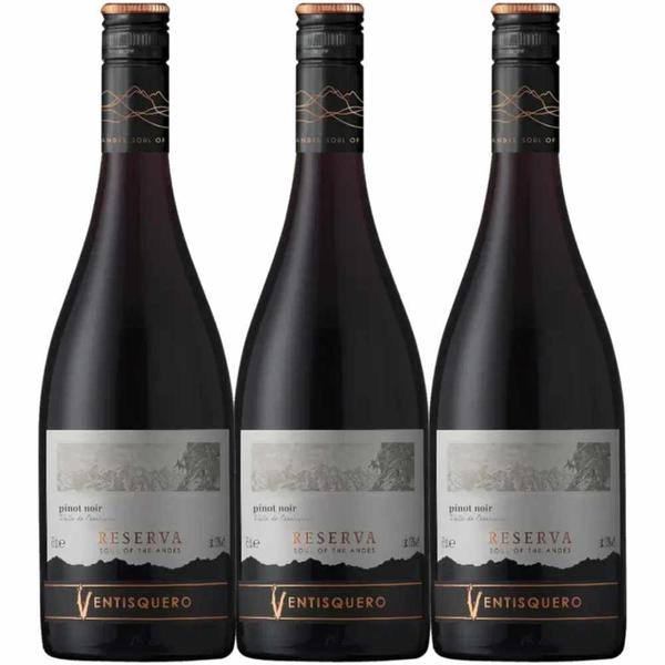 Imagem de Vinho Tinto Ventisquero Reserva Pinot Noir 750ml (3 und)